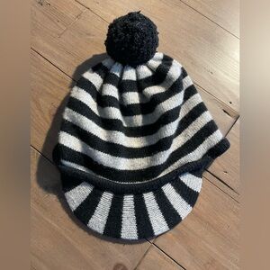 Portolano women cashmere beanie hat NWOT